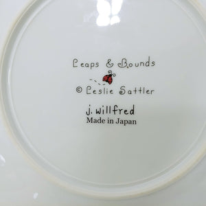 Dinner Plates Leaps & Bounds by Jay Willfred Dragonfly Artist Leslie Sattler