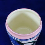 Load image into Gallery viewer, Canister Medium Gail Pittman Novak Pattern Vintage Signed Dated 6.5&quot;
