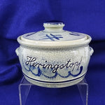 Load image into Gallery viewer, Casserole Dish with Lid Covered Pot Salt Glaze Heringstopf Germany Vintage Decor
