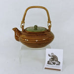 Load image into Gallery viewer, Teapot With Wood Handle Asian Inspired 2 Cup Capacity Collectible Vintage
