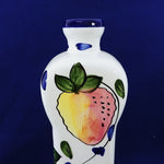 Load image into Gallery viewer, Vases Decorative Bottles Decanters BIA Cordon Bleu Strawberry Design Set of 3
