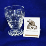 Load image into Gallery viewer, Waterford Crystal Pedestal Vase Modern Design Cuts Hallmarked 5&quot; Vintage Decor
