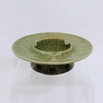 Load image into Gallery viewer, Ashtray Somayaki &quot;Galloping Horses&quot; Double Wall Crackle Glaze Finish Vintage
