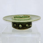 Load image into Gallery viewer, Ashtray Somayaki &quot;Galloping Horses&quot; Double Wall Crackle Glaze Finish Vintage

