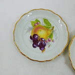 Load image into Gallery viewer, Haviland Plates Fruit Theme Gold Trim Scalloped Edges Porcelain Bavaria Germany
