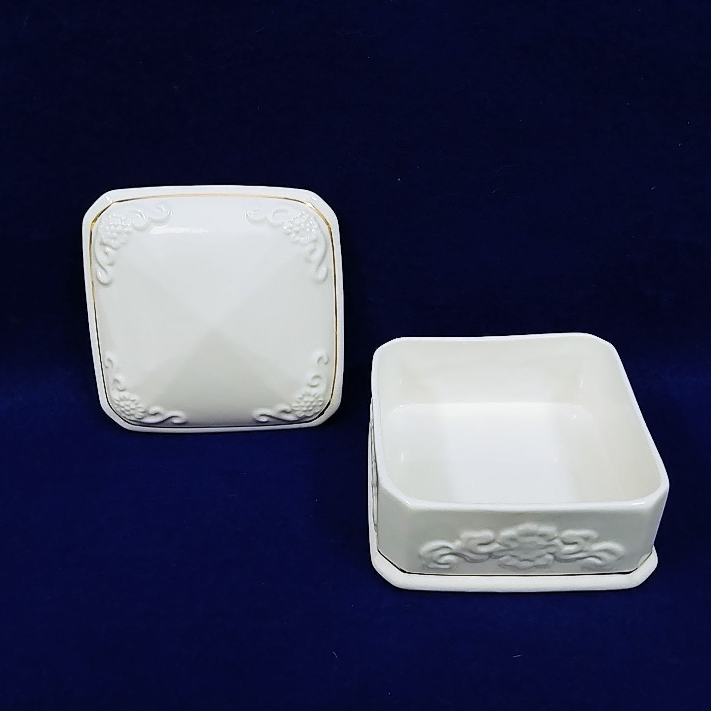 Trinket Box Jewelry Storage Paul Sebastian Limited Edition Vintage 1996 Ceramic