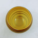 Load image into Gallery viewer, Art Glass Bowl Hand Blown Glass Swirl Design Pontil Mark Vintage Glass 4&quot; Tall
