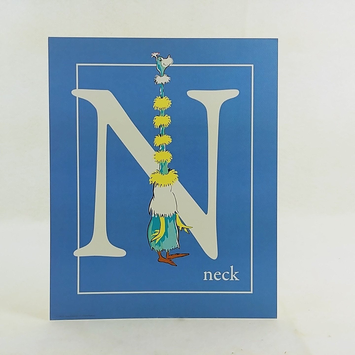 Dr. Suess Art Print Collection 5 pc set Letters H N V A N 2011