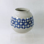 Load image into Gallery viewer, Pottery Barn Vase Amadora Blue White Portugal Hand Painted Glaze Finish 5.5&quot;
