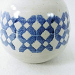 Load image into Gallery viewer, Pottery Barn Vase Amadora Blue White Portugal Hand Painted Glaze Finish 5.5&quot;
