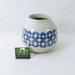 Load image into Gallery viewer, Pottery Barn Vase Amadora Blue White Portugal Hand Painted Glaze Finish 5.5&quot;
