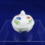 Load image into Gallery viewer, Jewelry Ring Trinket Porcelain Covered Floral Dish Heinrich Germany 2&quot; Dia
