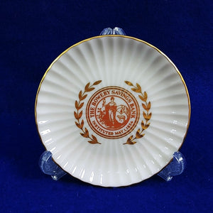 Commemorative Plate The Bowery Savings Bank 1968 Custom Made by Lenox 4.25"