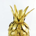 Load image into Gallery viewer, Candle Holder Taper Candle Holder Pineapple Design Metal Gold Finish 8&quot;
