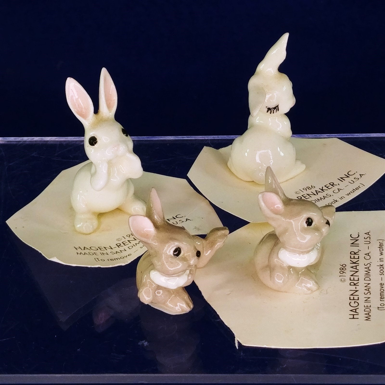 Vintage Hagen Renaker Cottontail Rabbit Bunny Baby Miniature Ceramic - Ruby  Lane