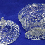 Load image into Gallery viewer, Candy Dish with Lid Glass Anchor Hocking Wexford Pattern Decorative Home Decor
