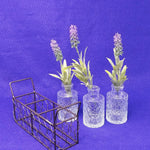 Load image into Gallery viewer, Wire Mesh Basket Glass Bottles Craft Wedding Farmhouse Shabby Chic Rustic
