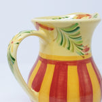 Load image into Gallery viewer, Gail Pittman Ceramic Serving Pitcher &quot;Seina&quot; Tuscan Style Pattern Vintage Decor
