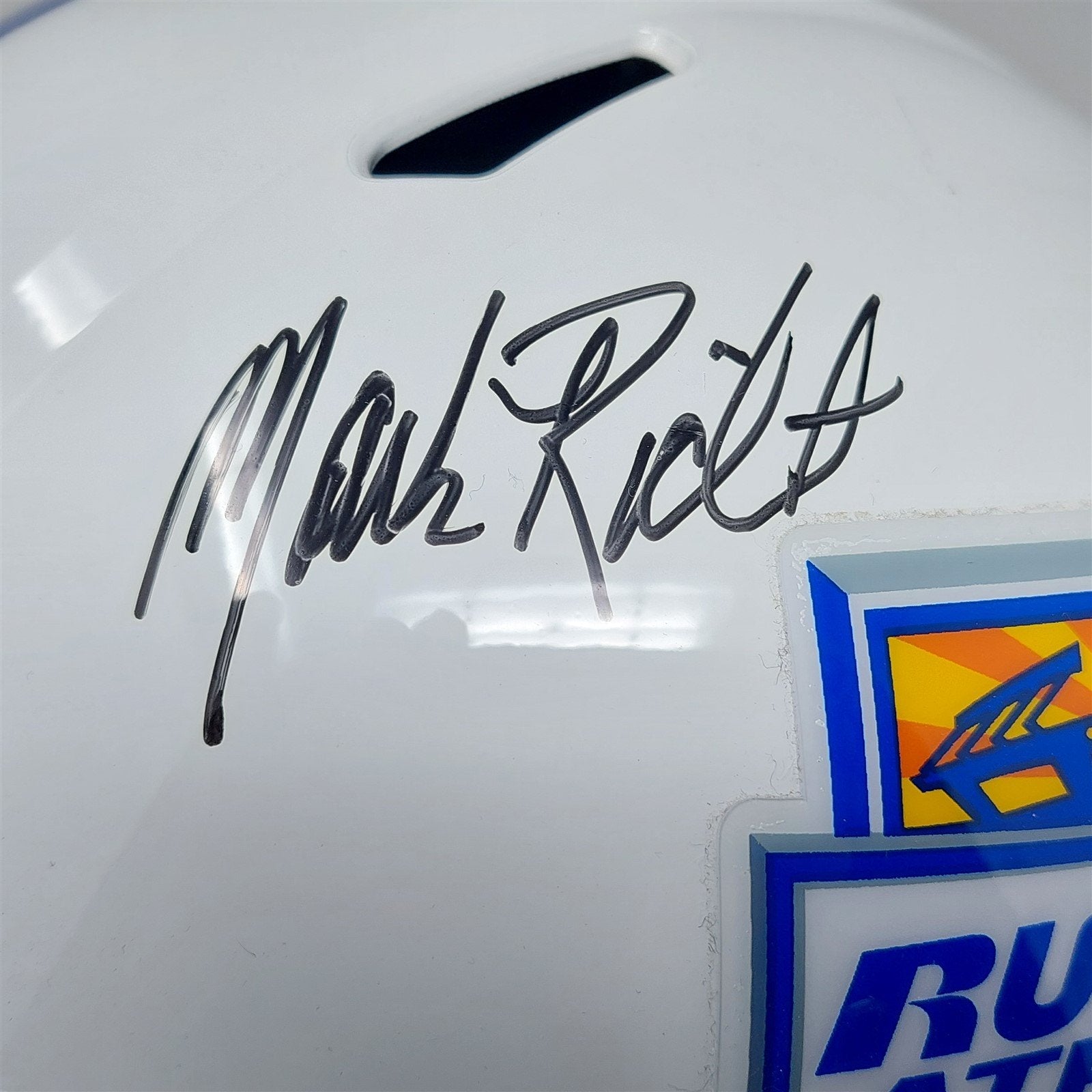 Autographed Collectors Display Helmet Signed By Former UGA Coach Mark Richt