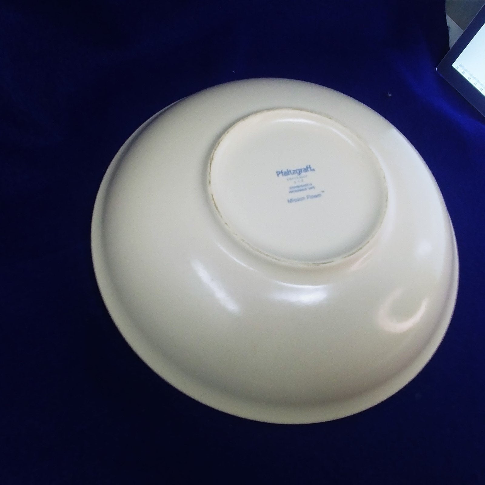 Serving Bowl Pasta Bowl Pfaltzgraff Pattern "Mission Flower" 11" Diameter