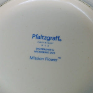 Serving Bowl Pasta Bowl Pfaltzgraff Pattern "Mission Flower" 11" Diameter