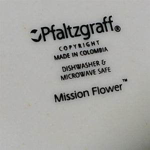 Celery Condiment Dish Pfaltzgraff "Mission Flower" Discontinued Pattern 10.5"