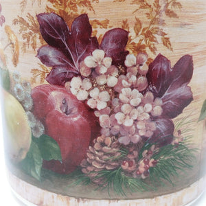 Canister Set Pamela Gladding "Windsor" Autumn Fruit by CIC Vintage Decor