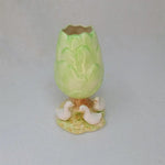 Load image into Gallery viewer, Vase Green Tree Geese Omnibus Japan Ceramic 6&quot; H Vintage Spring Easter Decor
