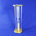 Load image into Gallery viewer, Hourglass Timer Made In England Brass 10.5&quot; Vintage Home Decor

