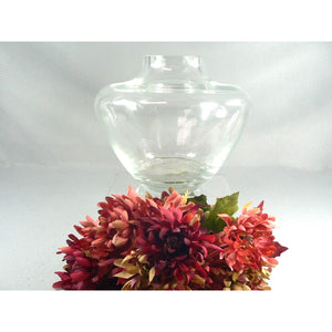 Art Glass Vase Thick Walled Decorator Styled