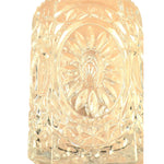 Load image into Gallery viewer, Vase Ornate 8 Panel Sides Clear Glass Embossed Bird Design Saw Tooth Rim
