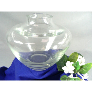 Art Glass Vase Thick Walled Decorator Styled