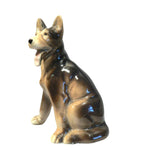 Load image into Gallery viewer, German Shepherd Figurine Ceramic Hallmark on Bottom Vintage 4&quot;
