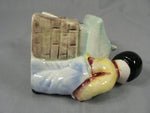 Load image into Gallery viewer, Vtg Asian Pocket Planter Made in Japan Hand Painted Chop Marked
