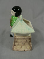 Load image into Gallery viewer, Vtg Asian Pocket Planter Made in Japan Hand Painted Chop Marked
