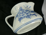 Load image into Gallery viewer, Water Pitcher Ice Lip or Teapot Hand Painted Glaze Floral
