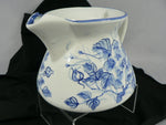 Load image into Gallery viewer, Water Pitcher Ice Lip or Teapot Hand Painted Glaze Floral
