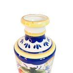 Load image into Gallery viewer, Vase Ceramic Hand Painted Glaze Bright Colors Vintage Home Decor 11&quot;
