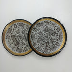 Load image into Gallery viewer, Eclectique Kai Kai Collector Decorator Plates 2 pcs w/Wall Hangers
