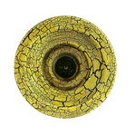 Load image into Gallery viewer, Pillar Candleholder Greek Roman Column Design Crackle Glazing Gold 16&quot;
