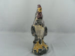 Load image into Gallery viewer, Rooster Ceramic Figurine Primitive Artistic Folk Art Farmhouse Cottage Core Deco
