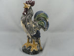 Load image into Gallery viewer, Rooster Ceramic Figurine Primitive Artistic Folk Art Farmhouse Cottage Core Deco
