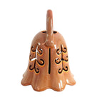 Load image into Gallery viewer, Candle Lantern Bell Shape Openwork Ceramic Bottom Loaded 8.5&quot;
