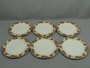 Aynsley Salad Bread & Butter Plates made in England 6 pc set