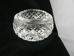 Load image into Gallery viewer, Cut Crystal Waterford Ashtray, Vintage w/ Logo Etched on Bottom
