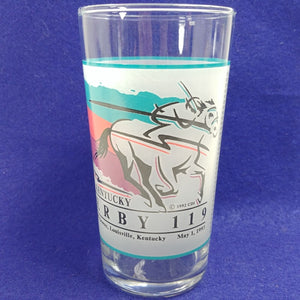 Kentucky Derby 119 Churchill Downs Horse Racing Mint Julep Drinking Glass 1993