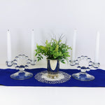 Load image into Gallery viewer, Imperial Glass Candlewick Double Taper Candle Holder 2pc set
