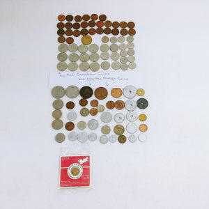 Foreign Coins 41 pc Lot Vintage