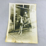 Load image into Gallery viewer, Early Twentieth Century Photos 1 Metal Mounted Masons Plaque 1 Boy on Pony 2pc
