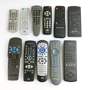 TV DVD Remote Controls Lot of 11 Assorted Brands - Untested